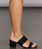 Espadrille Woven Mules