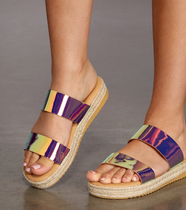 Superb Woven Platform Sandals