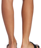 Sassy H Band Slides are chic ladies' shoes to complete your best 2023 outfits. They come in a variety of trendy women's shoe styles like platforms and dressy low-heels, & are available in wide widths for better comfort.