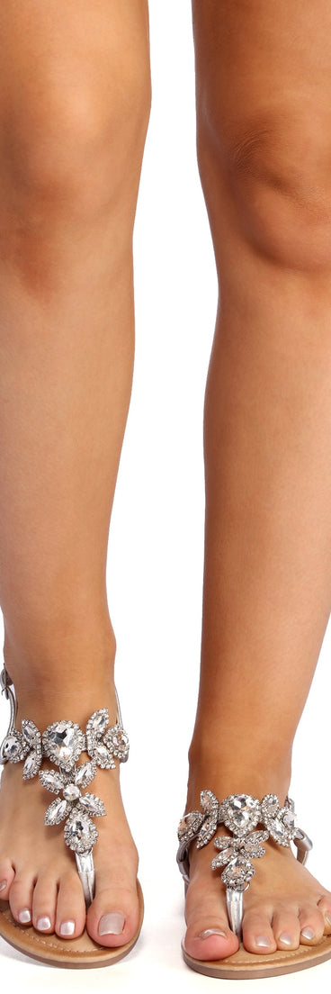 Gemstone T Strap Sandals are chic ladies' shoes to complete your best 2023 outfits. They come in a variety of trendy women's shoe styles like platforms and dressy low-heels, & are available in wide widths for better comfort.