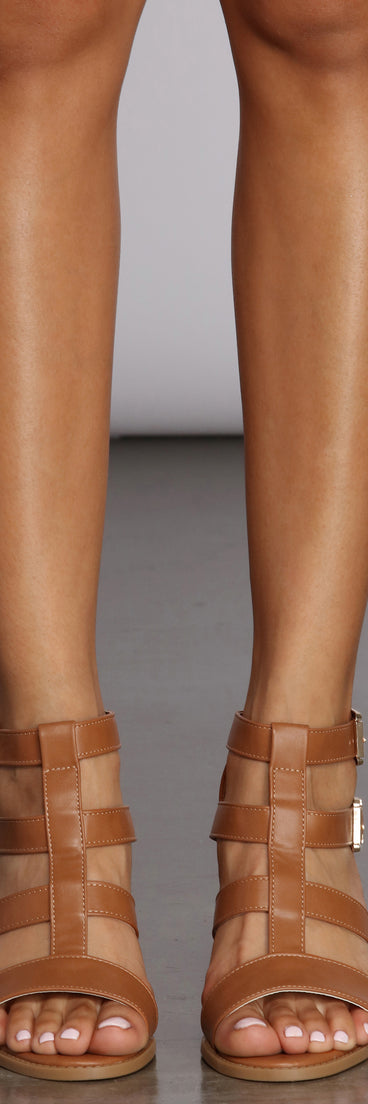 Caged And Chic Block Heels is the perfect Homecoming look pick with on-trend details to make the 2023 HOCO dance your most memorable event yet!