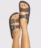 Straight Talk Jelly Double Strap Sandals are chic ladies' shoes to complete your best 2023 outfits. They come in a variety of trendy women's shoe styles like platforms and dressy low-heels, & are available in wide widths for better comfort.
