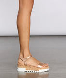 Weekend Ready Platform Sandals is a trendy pick to create 2023 concert outfits, festival dresses, outfits for raves, or to complete your best party outfits or clubwear!