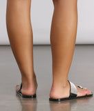 Rhinestone Shine Jelly Sandals are chic ladies' shoes to complete your best 2023 outfits. They come in a variety of trendy women's shoe styles like platforms and dressy low-heels, & are available in wide widths for better comfort.