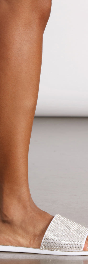 Summer Starts Now Rhinestone Jelly Slides are chic ladies' shoes to complete your best 2023 outfits. They come in a variety of trendy women's shoe styles like platforms and dressy low-heels, & are available in wide widths for better comfort.