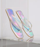 Irresistible Iridescent Rhinestone T-Strap Sandals are chic ladies' shoes to complete your best 2023 outfits. They come in a variety of trendy women's shoe styles like platforms and dressy low-heels, & are available in wide widths for better comfort.