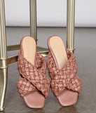 Faux Leather Criss-Cross Braided Sandals are chic ladies' shoes to complete your best 2023 outfits. They come in a variety of trendy women's shoe styles like platforms and dressy low-heels, & are available in wide widths for better comfort.