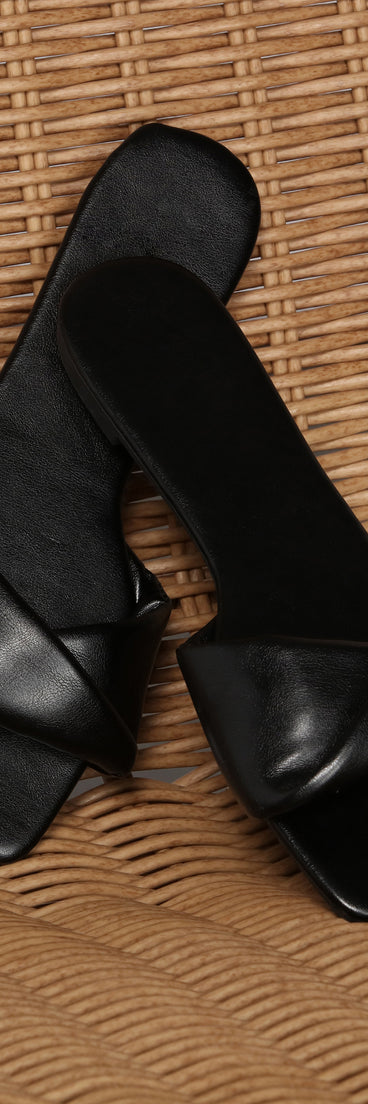 On Point Faux Leather Sandals are chic ladies' shoes to complete your best 2023 outfits. They come in a variety of trendy women's shoe styles like platforms and dressy low-heels, & are available in wide widths for better comfort.