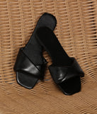 On Point Faux Leather Sandals are chic ladies' shoes to complete your best 2023 outfits. They come in a variety of trendy women's shoe styles like platforms and dressy low-heels, & are available in wide widths for better comfort.