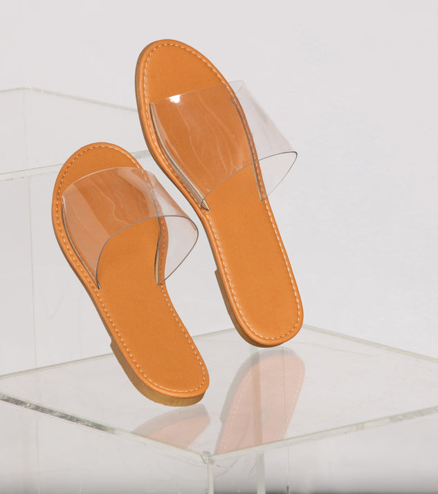 Clear footbed sandals deals