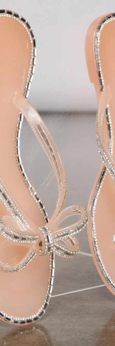 Sealed With Glam Thong Strap Jelly Sandal are chic ladies' shoes to complete your best 2023 outfits. They come in a variety of trendy women's shoe styles like platforms and dressy low-heels, & are available in wide widths for better comfort.