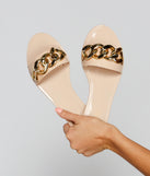 Chic Chain Detail Jelly Slides is a trendy pick to create 2023 concert outfits, festival dresses, outfits for raves, or to complete your best party outfits or clubwear!