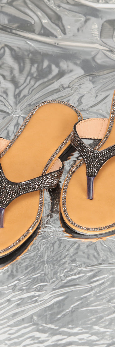 Summertime Glam Thong Sandals are chic ladies' shoes to complete your best 2023 outfits. They come in a variety of trendy women's shoe styles like platforms and dressy low-heels, & are available in wide widths for better comfort.