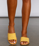 It's Casual Nubuck Slip On Sandals are chic ladies' shoes to complete your best 2023 outfits. They come in a variety of trendy women's shoe styles like platforms and dressy low-heels, & are available in wide widths for better comfort.
