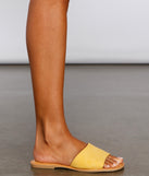 It's Casual Nubuck Slip On Sandals are chic ladies' shoes to complete your best 2023 outfits. They come in a variety of trendy women's shoe styles like platforms and dressy low-heels, & are available in wide widths for better comfort.