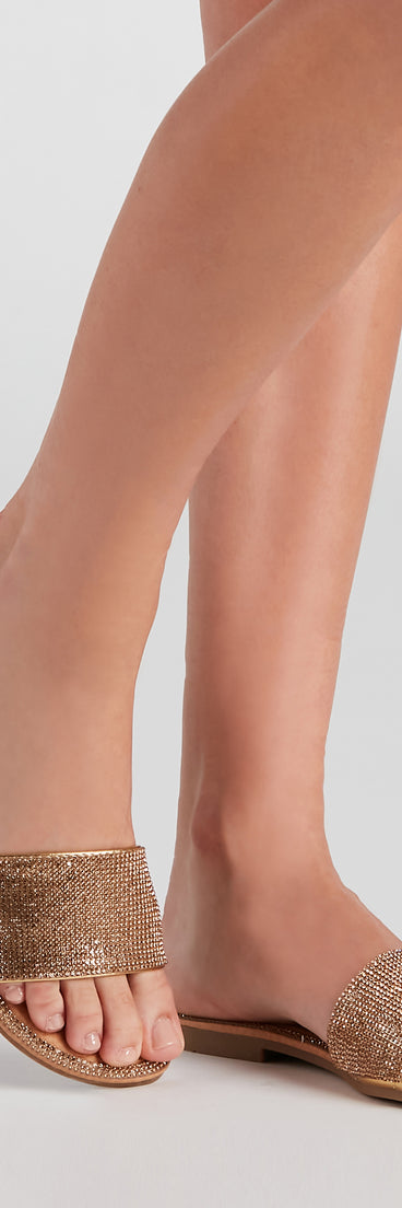 Summertime Sparkle Rhinestone Sandals are chic ladies' shoes to complete your best 2023 outfits. They come in a variety of trendy women's shoe styles like platforms and dressy low-heels, & are available in wide widths for better comfort.