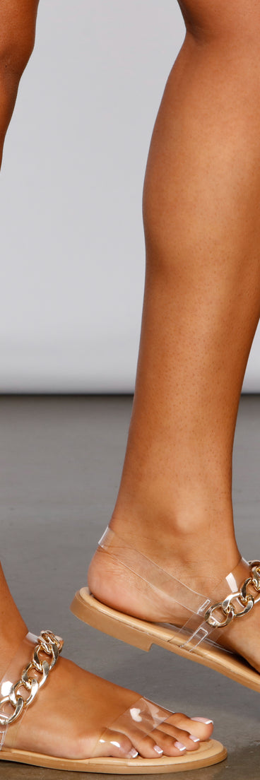 Major Glam Chainlink Sandals is a trendy pick to create 2023 concert outfits, festival dresses, outfits for raves, or to complete your best party outfits or clubwear!