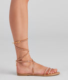 Glam Radar Lace-Up Flat Sandals are chic ladies' shoes to complete your best 2023 outfits. They come in a variety of trendy women's shoe styles like platforms and dressy low-heels, & are available in wide widths for better comfort.