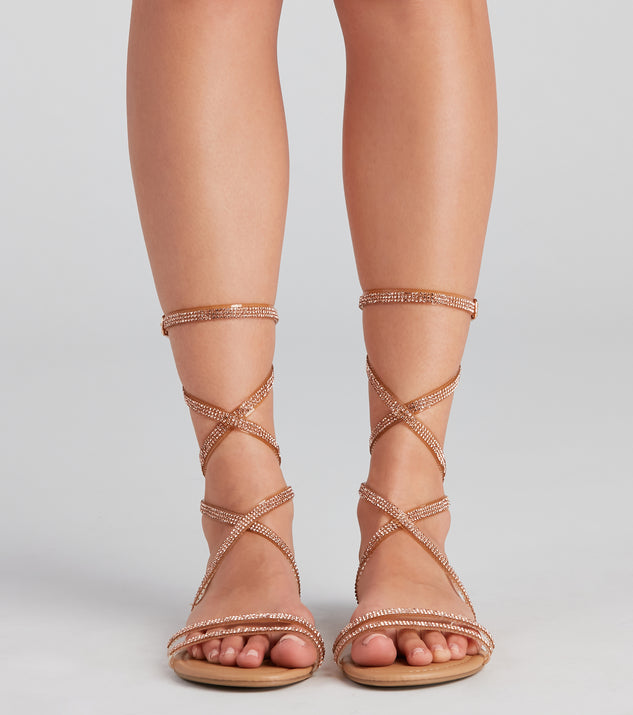 Lace up sales sandals flat