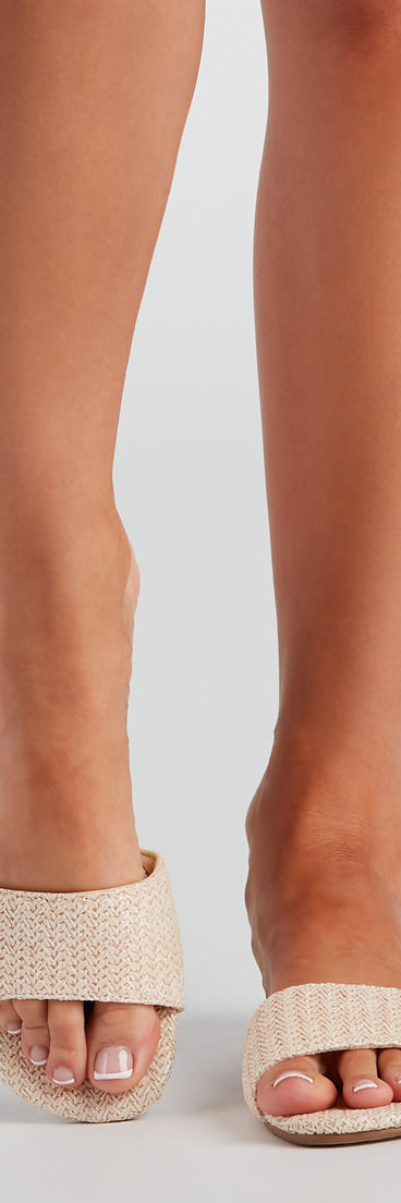 Summer Stroll Woven Slide Sandals are chic ladies' shoes to complete your best 2023 outfits. They come in a variety of trendy women's shoe styles like platforms and dressy low-heels, & are available in wide widths for better comfort.