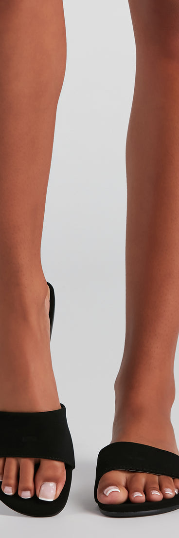 Stylish Basics Nubuck Slide Sandals are chic ladies' shoes to complete your best 2023 outfits. They come in a variety of trendy women's shoe styles like platforms and dressy low-heels, & are available in wide widths for better comfort.