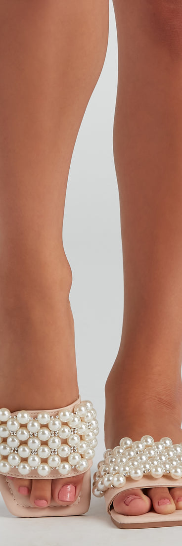 Pearl Of Desire Square Toe Sandals are chic ladies' shoes to complete your best 2023 outfits. They come in a variety of trendy women's shoe styles like platforms and dressy low-heels, & are available in wide widths for better comfort.