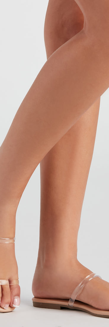 Clear Impressions PVC Strap Sandals are chic ladies' shoes to complete your best 2023 outfits. They come in a variety of trendy women's shoe styles like platforms and dressy low-heels, & are available in wide widths for better comfort.