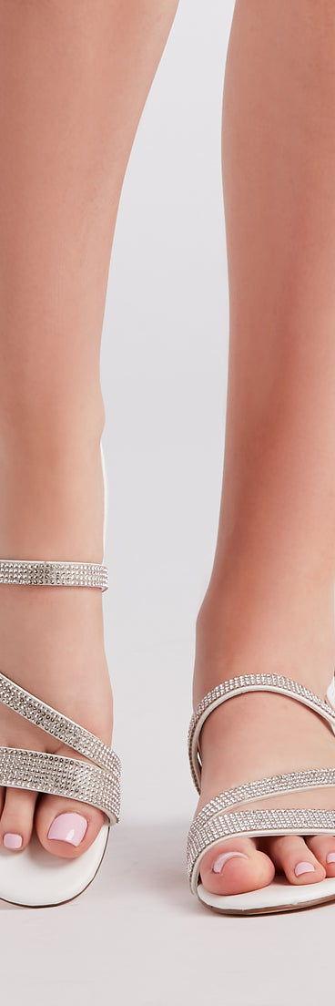 Everyday Sparkle Rhinestone Strappy Sandals are chic ladies' shoes to complete your best 2023 outfits. They come in a variety of trendy women's shoe styles like platforms and dressy low-heels, & are available in wide widths for better comfort.