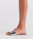 Chrome Cutie Slide Sandals are chic ladies' shoes to complete your best 2023 outfits. They come in a variety of trendy women's shoe styles like platforms and dressy low-heels, & are available in wide widths for better comfort.