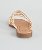 Braided Beauty Straw Strappy Flat Sandals are chic ladies' shoes to complete your best 2023 outfits. They come in a variety of trendy women's shoe styles like platforms and dressy low-heels, & are available in wide widths for better comfort.