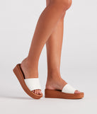 Coastal Babe Slip-On Wedge Sandals are chic ladies' shoes to complete your best 2023 outfits. They come in a variety of trendy women's shoe styles like platforms and dressy low-heels, & are available in wide widths for better comfort.