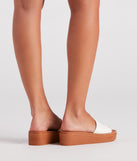 Coastal Babe Slip-On Wedge Sandals are chic ladies' shoes to complete your best 2023 outfits. They come in a variety of trendy women's shoe styles like platforms and dressy low-heels, & are available in wide widths for better comfort.