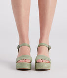 Sunny Days Ahead Espadrille Platform Sandals are chic ladies' shoes to complete your best 2023 outfits. They come in a variety of trendy women's shoe styles like platforms and dressy low-heels, & are available in wide widths for better comfort.