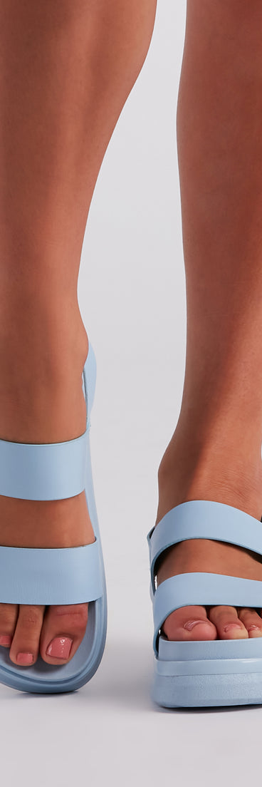 Stay Trendy Strappy Platform Sandals are chic ladies' shoes to complete your best 2023 outfits. They come in a variety of trendy women's shoe styles like platforms and dressy low-heels, & are available in wide widths for better comfort.