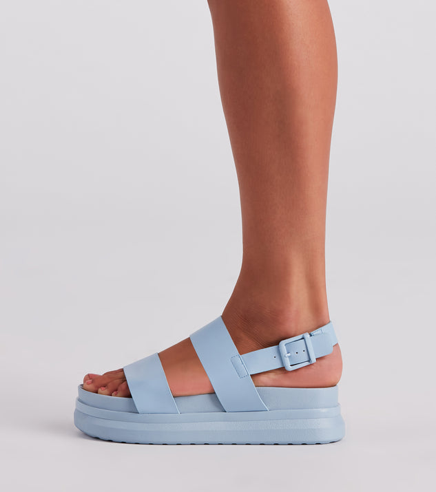Trendy platform sandals clearance