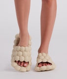 Treat Your Feet Foam Bubble Slides are chic ladies' shoes to complete your best 2023 outfits. They come in a variety of trendy women's shoe styles like platforms and dressy low-heels, & are available in wide widths for better comfort.