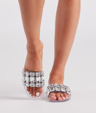 Can't Help It Jelly Bejeweled Flat Sandals are chic ladies' shoes to complete your best 2023 outfits. They come in a variety of trendy women's shoe styles like platforms and dressy low-heels, & are available in wide widths for better comfort.