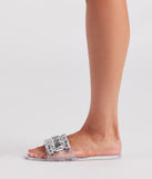 Can't Help It Jelly Bejeweled Flat Sandals are chic ladies' shoes to complete your best 2023 outfits. They come in a variety of trendy women's shoe styles like platforms and dressy low-heels, & are available in wide widths for better comfort.