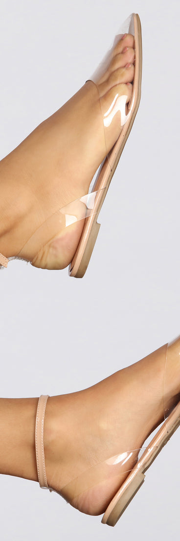 Clearly Busy Point Toe Flats are chic ladies' shoes to complete your best 2023 outfits. They come in a variety of trendy women's shoe styles like platforms and dressy low-heels, & are available in wide widths for better comfort.