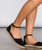 Call It Complete Espadrille Flats is a trendy pick to create 2023 concert outfits, festival dresses, outfits for raves, or to complete your best party outfits or clubwear!