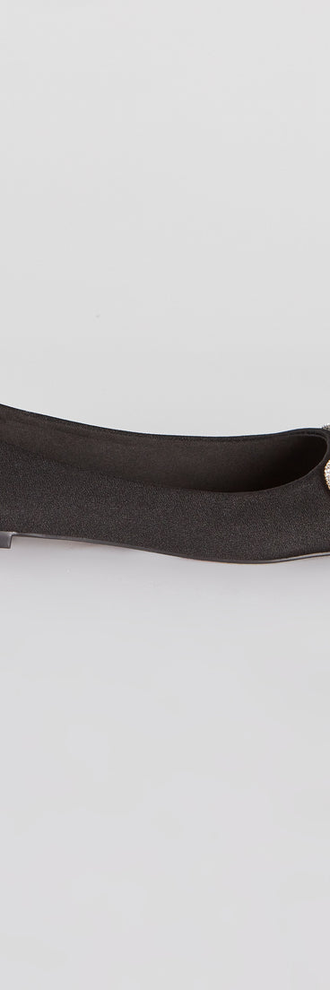 Timeless Glamour Rhinestone Bow Ballet Flats are chic ladies' shoes to complete your best 2023 outfits. They come in a variety of trendy women's shoe styles like platforms and dressy low-heels, & are available in wide widths for better comfort.