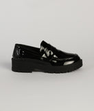 Breaking Routine Patent Leather Lug Loafers
