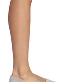 A Perfect Point Rhinestone Flats