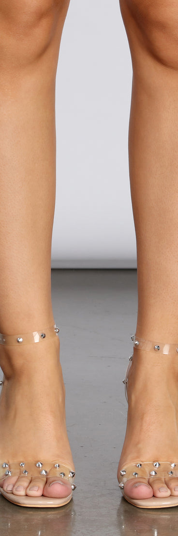 Azalea Wang Studded Wedges