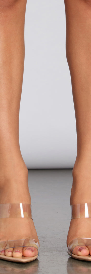 A Clear Obsession Open Wedges are chic ladies' shoes to complete your best 2023 outfits. They come in a variety of trendy women's shoe styles like platforms and dressy low-heels, & are available in wide widths for better comfort.