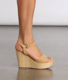 Stylin' In Straw Wedge Heels are chic ladies' shoes to complete your best 2023 outfits. They come in a variety of trendy women's shoe styles like platforms and dressy low-heels, & are available in wide widths for better comfort.