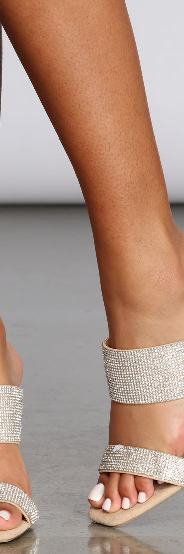 Tryna' Shine Rhinestone Wedge Mules are chic ladies' shoes to complete your best 2023 outfits. They come in a variety of trendy women's shoe styles like platforms and dressy low-heels, & are available in wide widths for better comfort.