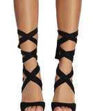 Faux Suede Sophistication Wedge Heels