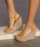 Walking On Sunshine Espadrille Heels
