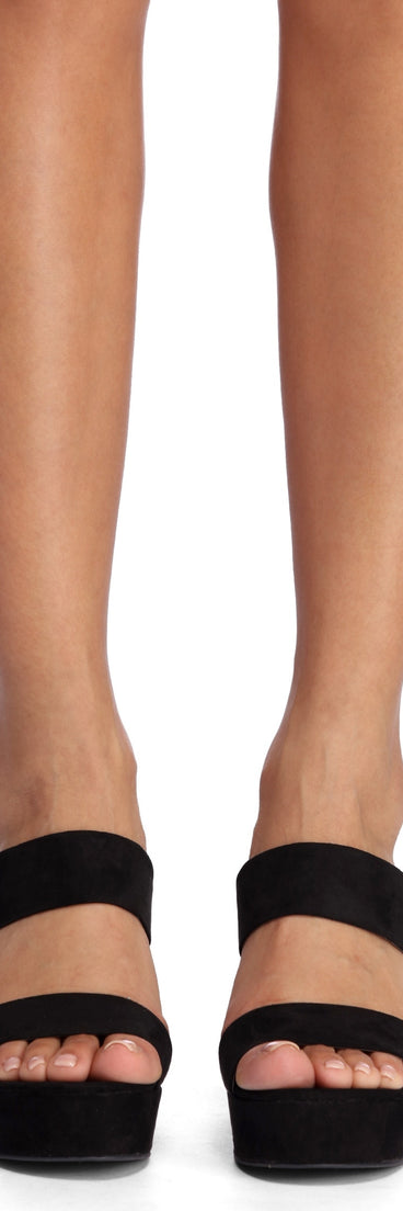 It Takes Two Band Wedge Heels